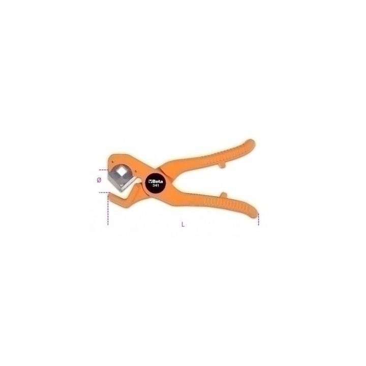 341 -  PINZA TAGLIATUBI PER TUBI IN PVC Ø 0:25 mm