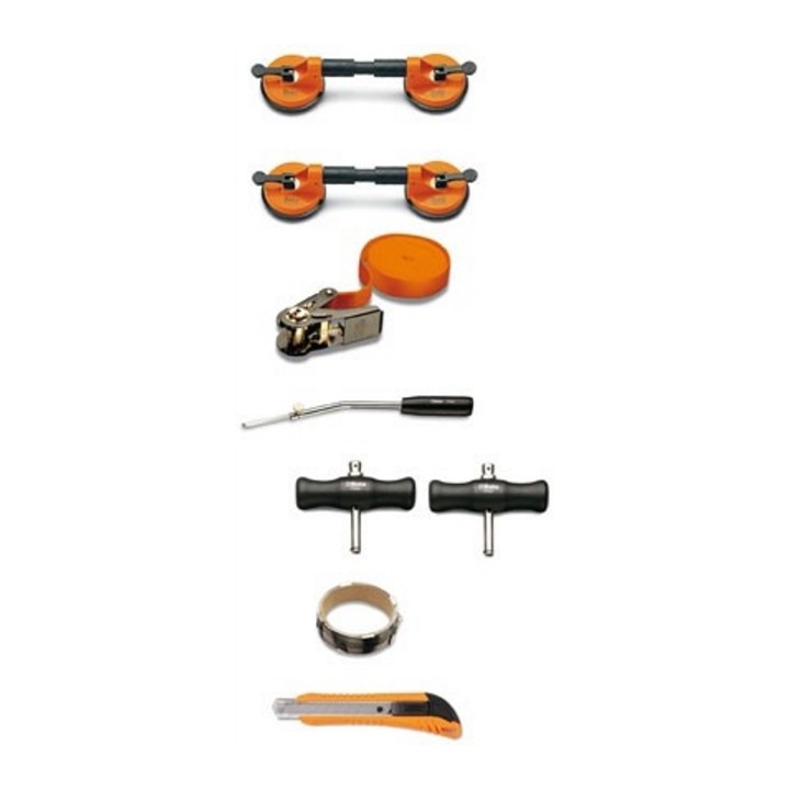 1766/8 -  ASSORTIMENTO 8 UTENSILI x CRISTALLI AUTO