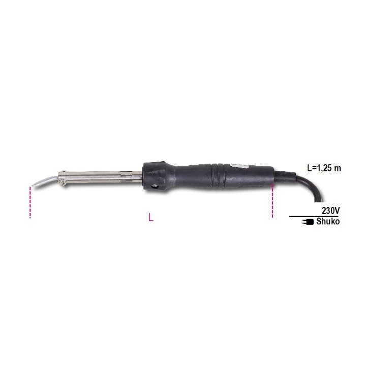 1820/60 - SALDATORE A STILO CON PUNTA CURVA 60W