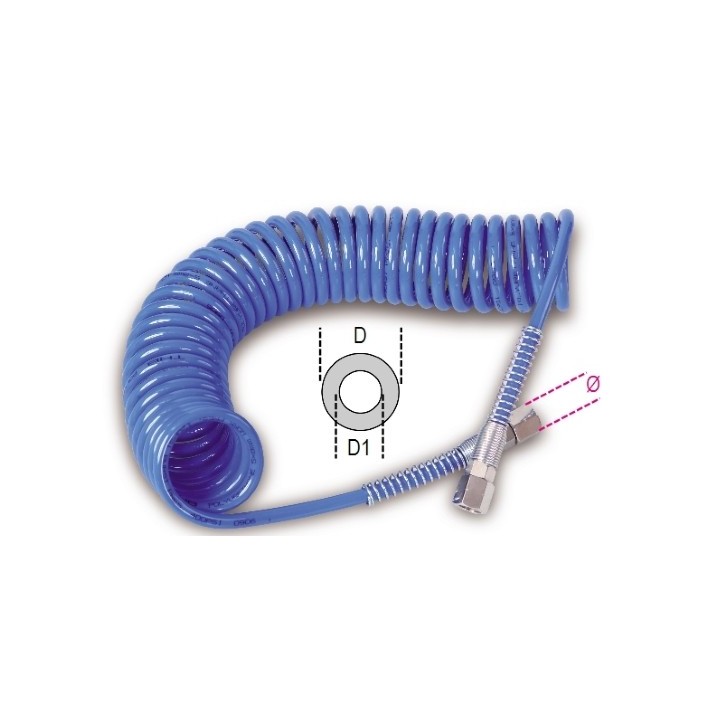 1914 - SPIRALE IN POLIURETANO 98 SHORE mm 5x8