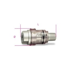 1919ML-Ø 1/4" -  MINI LUBRIFICATORE DI LINEA