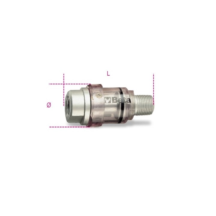 1919ML-Ø 1/4" -  MINI LUBRIFICATORE DI LINEA