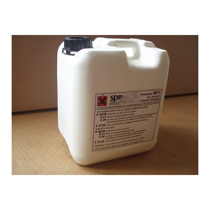 WT1 - TANICA DA 5 Lt LIQUIDO x LAVAGGIO INIETTORI