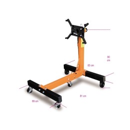 3014 - CAVALLETTO SOSTEGNO MOTORE - PORT. 750 Kg