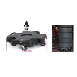 3036 - BASE PER MOVIMENTO RUOTE Max 150 Kg