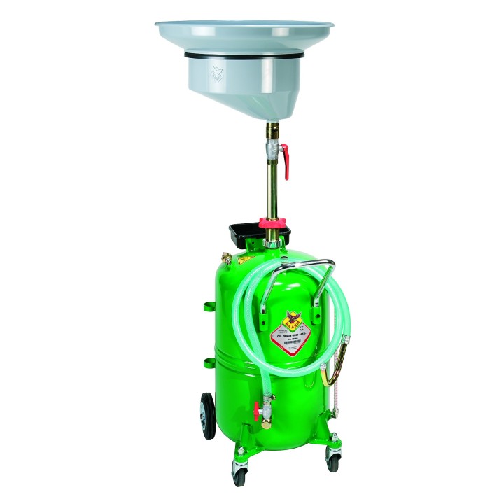RECUPERATORE OLIO ESAUSTO CARRELLATO DA 65 Lt