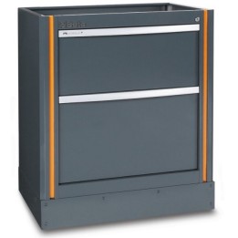 C55M2 - MODULO FISSO CON DUE CASSETTI PER ARREDO
