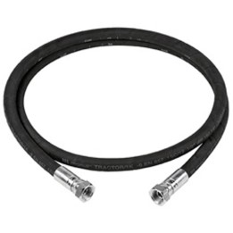 TUBO 1 Mt: - CON GOMMA NERA Ø 1/2" - 150 bar