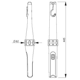 AM 8/24V - LAMPADA PORTATILE SENZA CAVO