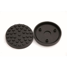 TAMPONE ROTONDI CON 3 PIOLI  MASCHIO Ø Est.119 mm