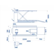 196/PL - SOLLEVATORE PER MOTO PORTATA 500 Kg