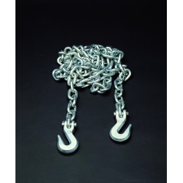 305 - CATENA mm 2.000 COMPLETA DI N°2 GANCI