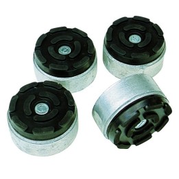 370/C - N.4 TAMPONI A VITE h=45 mm PER SOLLEVATORI