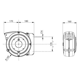 4315/GS3 - AVVOLGICAVO CON Mt 14+1 DI CAVO