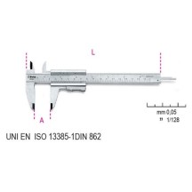 A - 1650 - CALIBRO A CORSOIO LETTURA VENTESIMALE