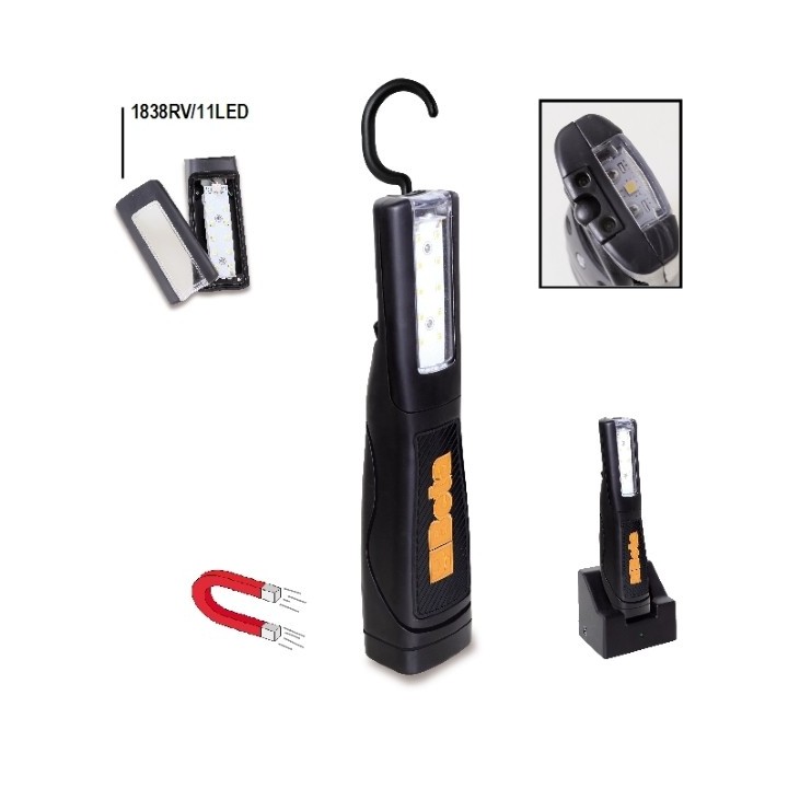 (1838/11LED) - LAMPADA RICARICABILE CON 11 LED