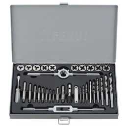 M036 - SET MASCHI, FILIERE E PUNTE M3-12 e 1/8" 1/4"